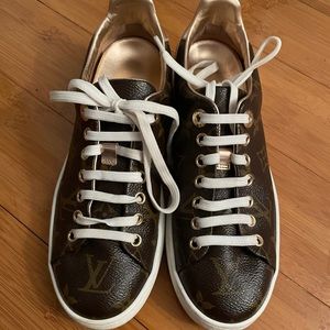 Rose Gold Louis Vuitton Sneakers